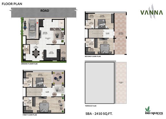 Ista Vanna 2 4 BHK Floorplan